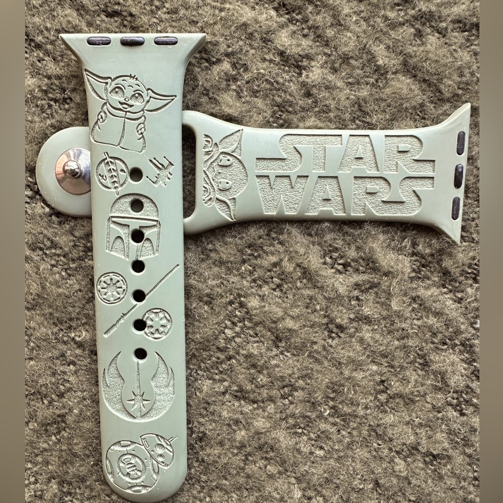 Baby Yoda Sport Band Compatible with Apple Watch 38mm 40mm 41mm 42mm